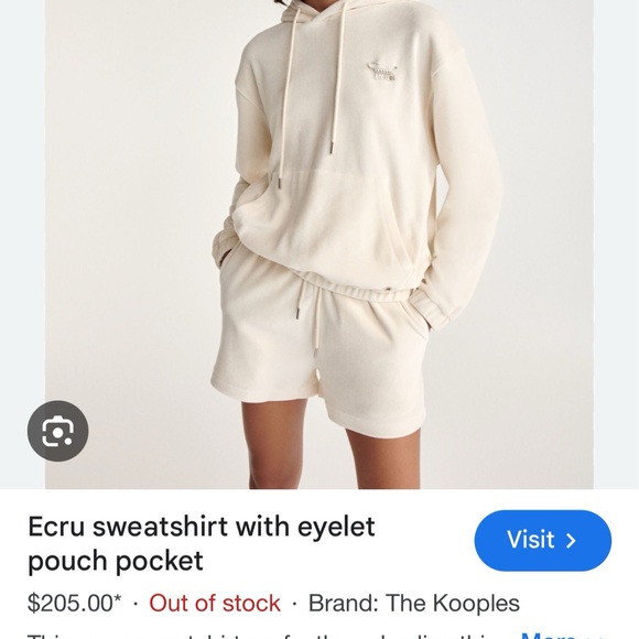 THE KOOPLES

Sweatshirt With Eyelet Pouch Pocket - Picture 1 of 4